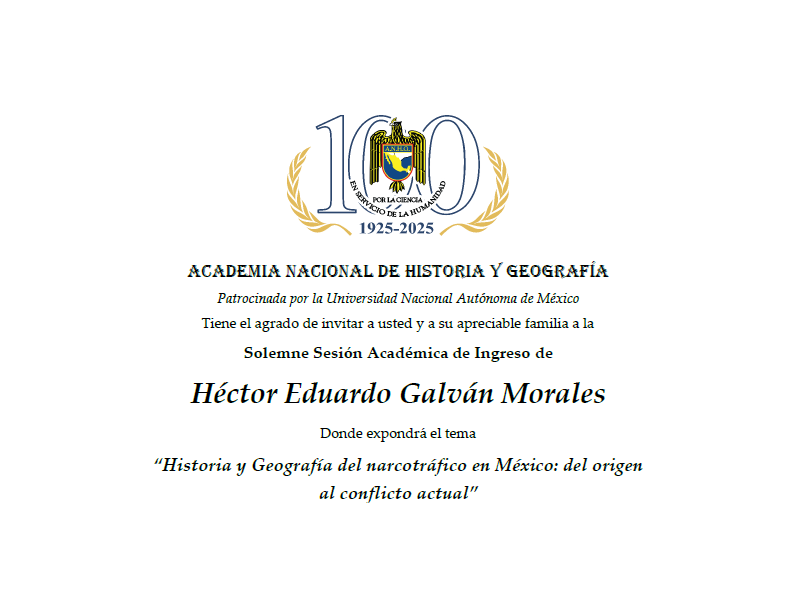 “Historia y Geografía del narcotráfico en México: del origen al conflicto actual”
